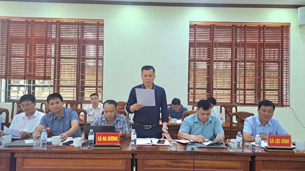 Ủy ban kiểm tra Tỉnh ủy khảo sát, nắm tình hình công tác Kiểm tra, giám sát và thi hành kỷ luật của Đảng các xã: Lộc Bình, Na Dương, Xuân Dương, Lợi Bác, Khuất Xã Mẫu Sơn, Thống Nhất.