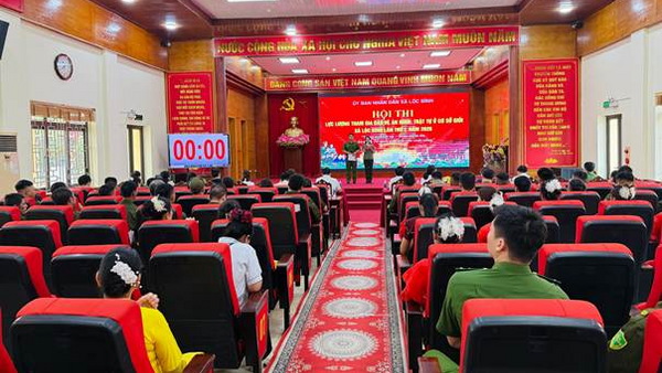 ỦY BAN NHÂN DÂN XÃ LỘC BÌNH TỔ CHỨC HỘI THI “LỰC LƯỢNG THAM GIA BẢO VỆ AN NINH, TRẬT TỰ Ở CƠ SỞ GIỎI” XÃ LỘC BÌNH LẦN THỨ NHẤT, NĂM 2026