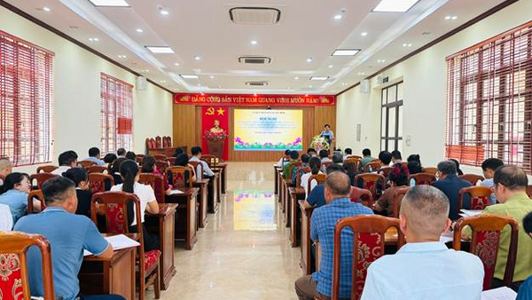 UBND xã Lộc Bình tổ chức Hội nghị triển khai công tác đo đạc, lập bản đồ địa chính, lập hồ sơ địa chính và hoàn thành cơ sở dữ liệu quốc gia về đất đai  trên địa bàn xã
