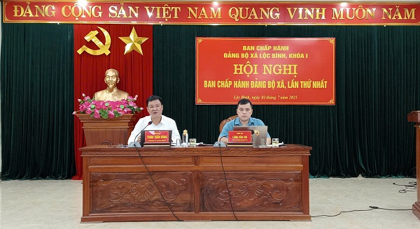 XÃ LỘC BÌNH CHÍNH THỨC VẬN HÀNH CHÍNH QUYỀN ĐỊA PHƯƠNG 2 CẤP