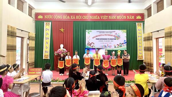 Ngày hội giao lưu Tiếng Anh cho học sinh tiểu học cụm 03, huyện Lộc Bình