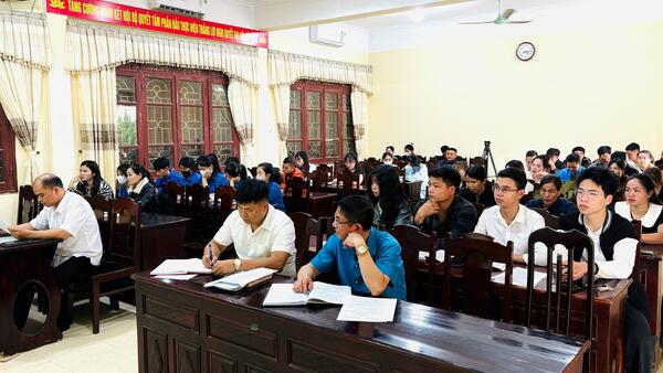 KHAI GIẢNG LỚP BỒI DƯỠNG NHẬN THỨC VỀ ĐẢNG,  LỚP THỨ 3 NĂM 2025