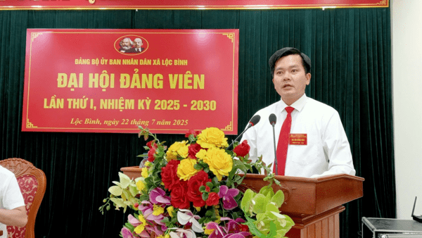 Đảng bộ UBND xã Lộc Bình tổ chức Đại hội lần thứ I, nhiệm kỳ 2025-2030