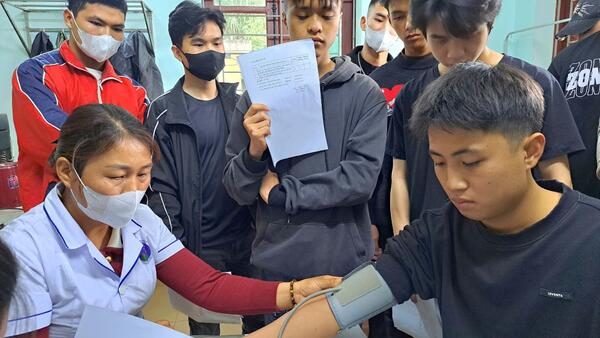 Xã Lộc Bình tổ chức khám sơ tuyển sức khỏe nghĩa vụ quân sự năm 2026