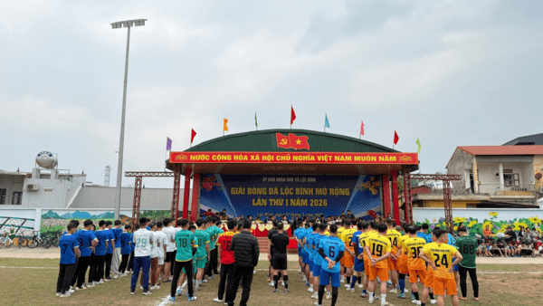 Lễ khai mạc Giải bóng đá Lộc Bình mở rộng lần thứ I năm 2026