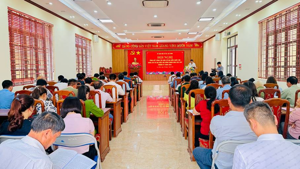 Hội nghị tổng kết công tác bầu cử đại biểu Quốc hội khóa XVI và đại biểu Hội đồng nhân dân các cấp nhiệm kỳ 2026–2031 trên địa bàn xã Lộc Bình