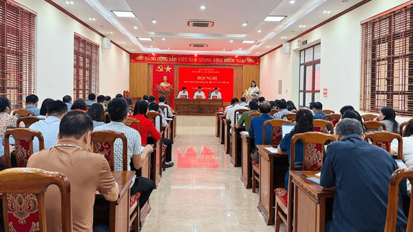 Đảng ủy xã Lộc Bình tổ chức Hội nghị Ban Chấp hành Đảng bộ xã, lần thứ 04