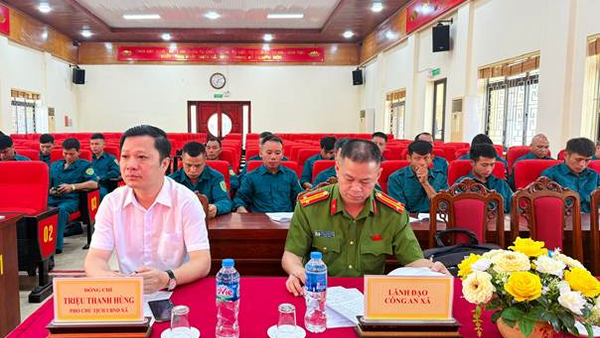 BAN CHỈ HUY QUÂN SỰ XÃ LỘC BÌNH TỔ CHỨC HỘI NGHỊ SƠ KẾT THỰC HIỆN NHIỆM VỤ 6 THÁNG ĐẦU NĂM 2026