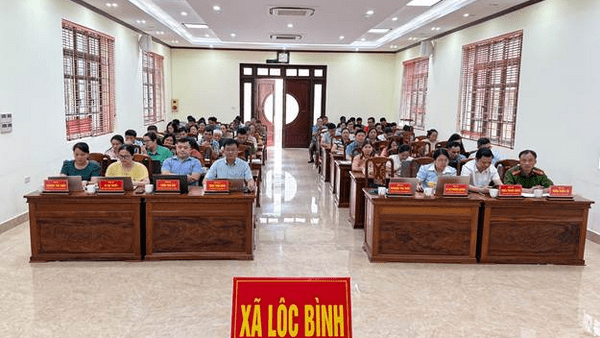 Xã Lộc Bình tham dự Hội nghị toàn quốc sơ kết 1 năm 6 tháng triển khai thực hiện Nghị quyết số 57-NQ/TW