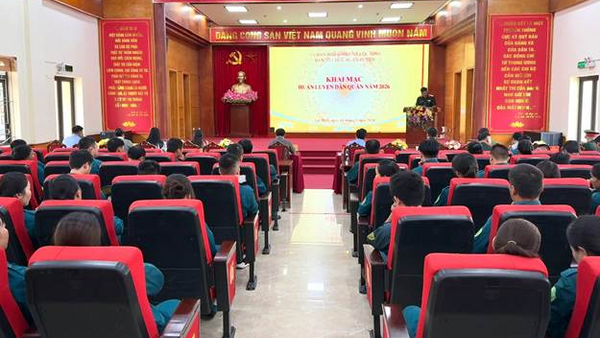 XÃ LỘC BÌNH KHAI MẠC HUẤN LUYỆN DÂN QUÂN NĂM 2026