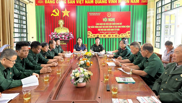 HỘI CỰU CHIẾN BINH XÃ LỘC BÌNH TỔ CHỨC HỘI NGHỊ “LẮNG NGHE Ý KIẾN HỘI VIÊN” VÀ TẬP HUẤN XÂY DỰNG ĐỘI HÌNH TIÊU BINH PHỤC VỤ LỄ PHÚNG VIẾNG HỘI VIÊN CỰU CHIẾN BINH TỪ TRẦN